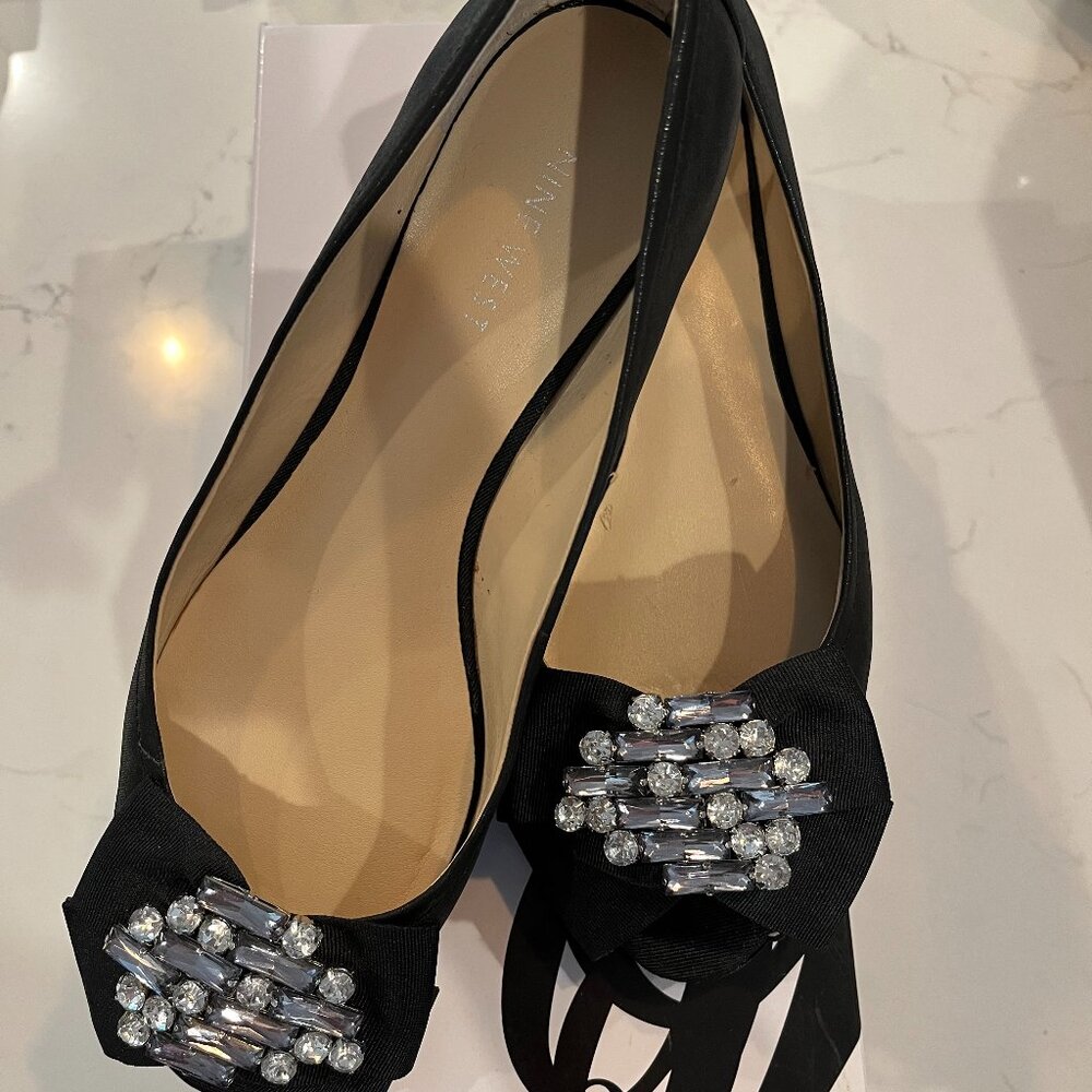 Nine West Black Flats